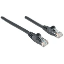 Καλώδιο Δικτύου Intellinet Cat6, 3m, Black, CCA, U/UTP, PVC, RJ45, Gold Plated