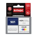 Μελάνι Συμβατό Activejet AH-901CR (for HP 901 CC656AE; Premium; 21 ml; colour)