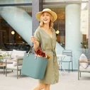 Τσάντα για Ψώνια Rotho Albula Style Green - tote bag - 25l