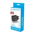 Φορτιστής Πρίζας Esperanza EZC106K mains charger 42W Black