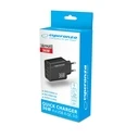 Φορτιστής Πρίζας Esperanza EZC107K mains charger 36W Black