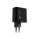 Φορτιστής Πρίζας Natec RIBERA GAN charger 1x Type-A + 1x Type-C 45W Black