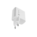 Φορτιστής Πρίζας Natec RIBERA GAN charger 1X Type-A + 1X Type-C 45W White