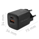 Φορτιστής Πρίζας Qoltec 50764 Black AC Fast charging Indoor