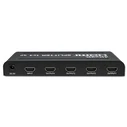 HDMI Splitter Qoltec 51798 Active 4 x HDMI 4K x 2K / 3.4Gb/s