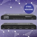 HDMI Splitter Qoltec 51799 Active 4 x HDMI 4K x 2K / 6Gb/s / 60Hz