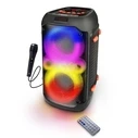 Karaoke Esperanza EP156 BT FM LED RGB Black 20W