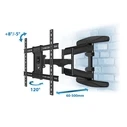 Βάση Τηλεόρασης Esperanza ERW021 CRONOS 2.16 m (85") TV mount Black