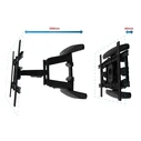 Βάση Τηλεόρασης Esperanza ERW021 CRONOS 2.16 m (85") TV mount Black
