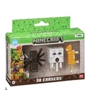 Γόμες P.M.I. Minecraft 3D Erasers - 3 Pack Ver.A