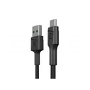 Καλώδιο USB Green Cell KABGC23 USB 2.0 0.3 m A Micro-USB B Black