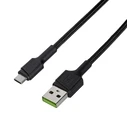 Καλώδιο USB Green Cell KABGC25 0.3 m A C Black