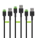 Καλώδιο USB Green Cell KABGCSET03 2 m A C Black