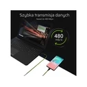 Καλώδιο USB Green Cell KABGCSET06 lightning 2 m Black