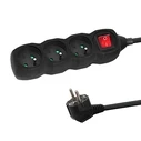 Πολύπριζο Esperanza ELK210K Power strip 3GN/1,5M Black