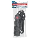 Πολύπριζο Esperanza ELK210K Power strip 3GN/1,5M Black