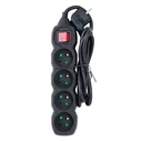 Πολύπριζο Esperanza ELK212K Power strip 4GN/1,5M Black