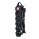 Πολύπριζο Esperanza ELK215K Power strip 5GN/3M Black