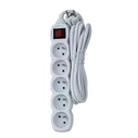 Πολύπριζο Esperanza ELK215W Power strip 5GN/3M White