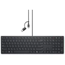Πληκτρολόγιο Ενσύρματο Dell KB525C Office USB QWERTY US International Black