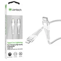 Καλώδιο Lightning Lamtech HQ UNBREAKABLE Type-C to Lightning WHITE 1M