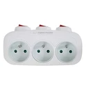 Ταφ Esperanza ELK307W Electrical Splitter 3 sockets Switch White