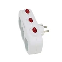 Ταφ Esperanza ELK307W Electrical Splitter 3 sockets Switch White