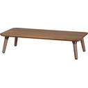 Βάση Monitor Maclean Wooden / Laptop (500x240x120mm), Black walnut, max. 20kg, MC-930