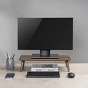 Βάση Monitor Maclean Wooden / Laptop (500x240x120mm), Black walnut, max. 20kg, MC-930