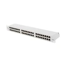 Patch Panel Lanberg 48 port 1U 19" CAT6 FTP Shielded GRAY
