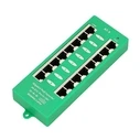 PoE Injector Extralink Gigabit 8 port Active, 8 ports Gigabit 802.3at/af, Mode A