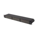 Patch Panel Lanberg 48 port 1U 19" CAT6A FTP Shielded Black