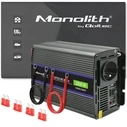 Converter Qoltec Monolith 2000 MS Wave / 12V to 230V / 1000/2000W / USB