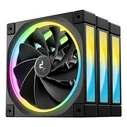 Case Fan 12cm Deepcool FL12R-3 IN 1 Black 3 pc(s)