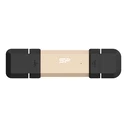 USB Flash 1TB Silicon Power DS72 Type-A / Type-C 3.2 Gen 2 (3.1 Gen 2) Gold