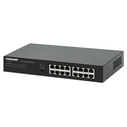 Network Switch Intellinet 16-Port Gigabit 16 x 10/100/1000 Mbps RJ45 Ports, Green / IEEE 802.3az