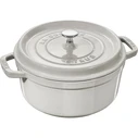 Γάστρα Staub Round Pot - 6.7 ltr, White Truffle