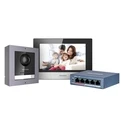 Σετ Θυροτηλεόρασης Hikvision DS-KIS602(B) Intercom SET DS-KIS602(B)