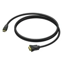 Καλώδιο HDMI-DVI-D 3m Black (CLV160/3)