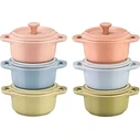 Σετ Μαγειρικά Σκεύη Set 6x Mini cocotte round 10 cm, multicolor