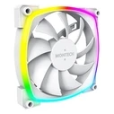 Case Fan 12cm Montech AX120 PWM ARGB Fan, 3 Pack, White - 120mm