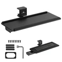 Βάση Maclean under-desk keyboard holder, max. load 5kg, adjustable, Black, MC-108 B