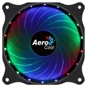 Case Fan 12cm Aerocool COSMO12FRGB LED RGB Molex Connector Silent Black