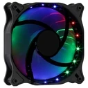 Case Fan 12cm Aerocool COSMO12FRGB LED RGB Molex Connector Silent Black