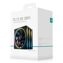 Case Fan 12cm Deepcool FL12 SE 3IN1 White 3 pc(s)