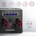 Docking Station Σκληρών Δίσκων Axagon ADSA-M2C USB 3.2 Gen 2 (3.1 Gen 2) Type-C Black