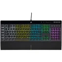 Gaming Πληκτρολόγιο Corsair K55 RGB Pro USB QWERTZ German Black