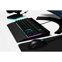 Gaming Πληκτρολόγιο Corsair K55 RGB Pro USB QWERTZ German Black