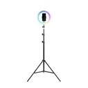 Ring Light Havit ST7026 - tripod with RGB light ring, Black