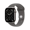Smartwatch Apple Watch Series 11 GPS + Cellular 42mm Natural Titanium with Stone Grey Sport - S/M